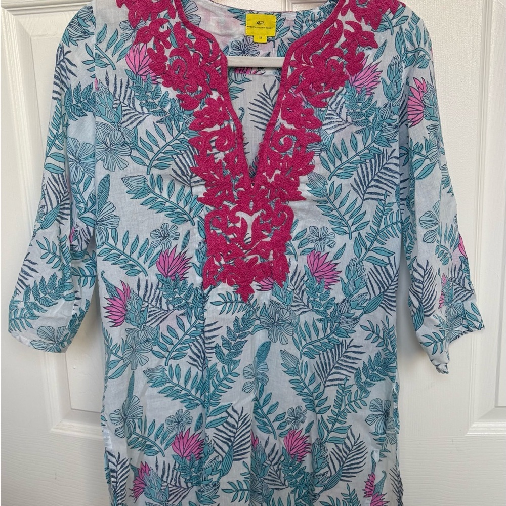 Roberta Roller Rabbit Pattern Cover Up SZ XS
